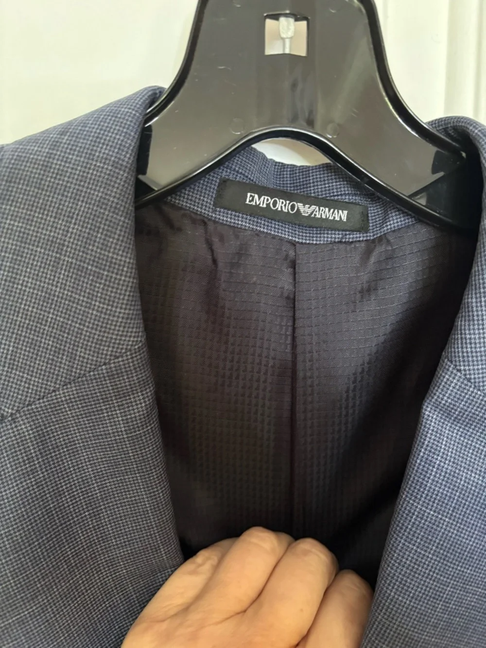EMPORIO ARMANI Men's Classic Blue Two-Piece Suit Jacket & Trouser SUIT SZ 50
